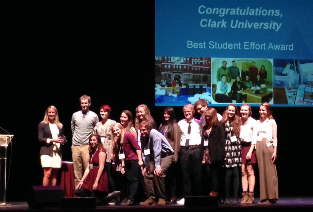 Clark Composts! wins MassRecycle ‘Best Student Effort’ award