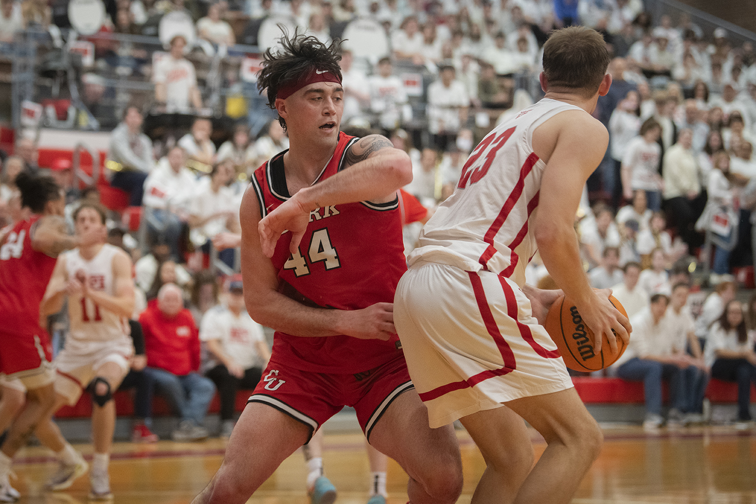 Clark University men's basketball team plays WPI in 2025 NEWMAC championship game