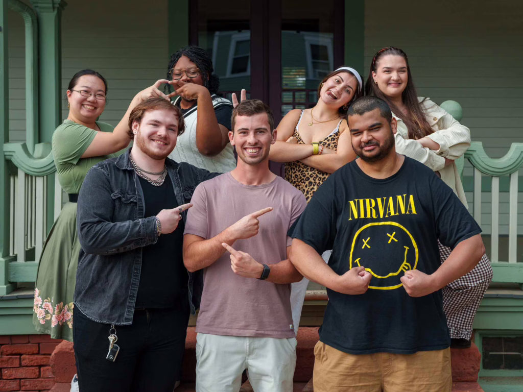 Student workers in the Mosakowski Center