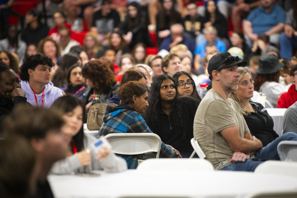 people sitting at table