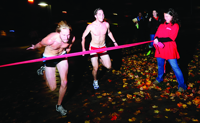 Nearly Naked Mile collects winter clothing for those in need