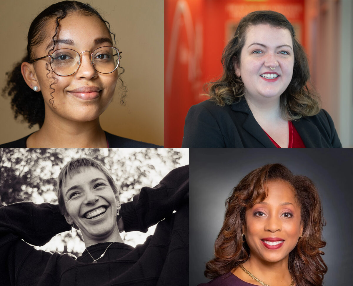 headshots of four award winners