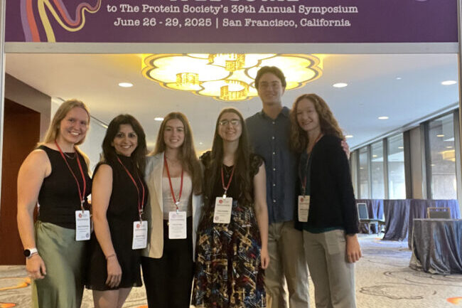 Spratt Lab students present research, earn recognition at 39th Protein Symposium