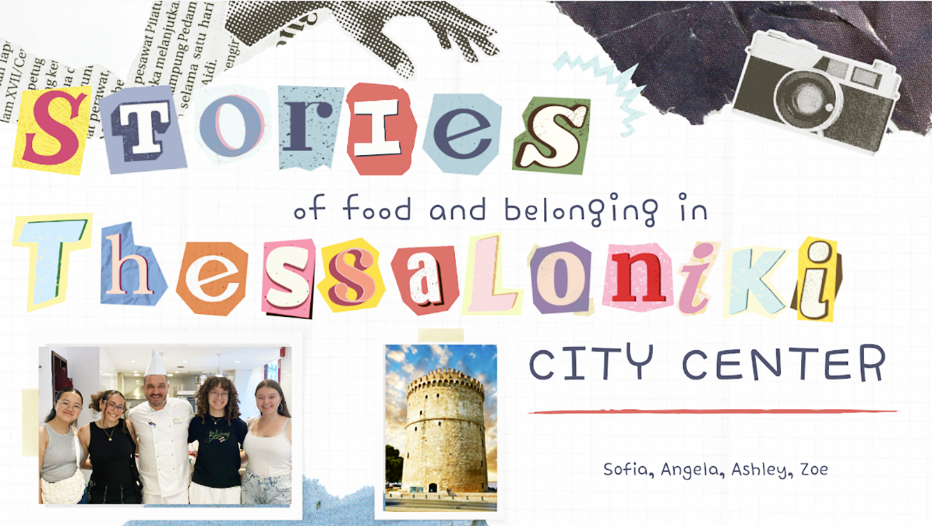 Cover of student project in Greece