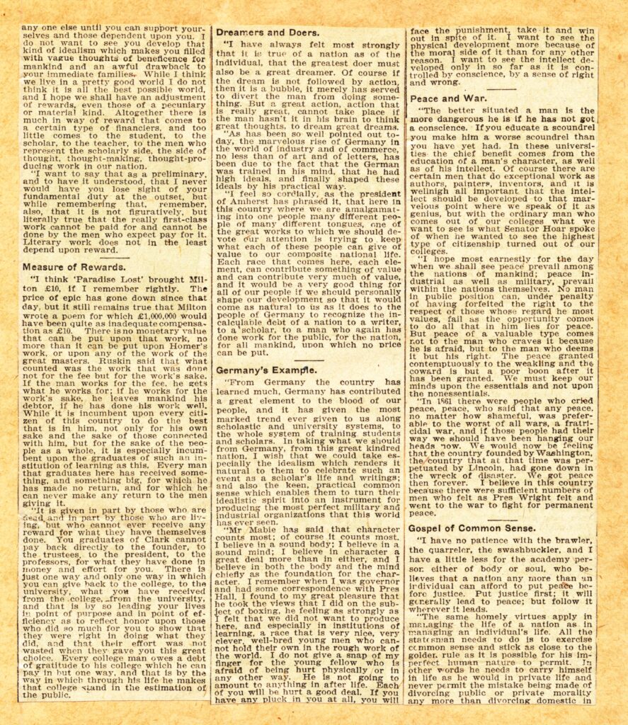 Teddy Roosevelt 1905 Commencement address 2