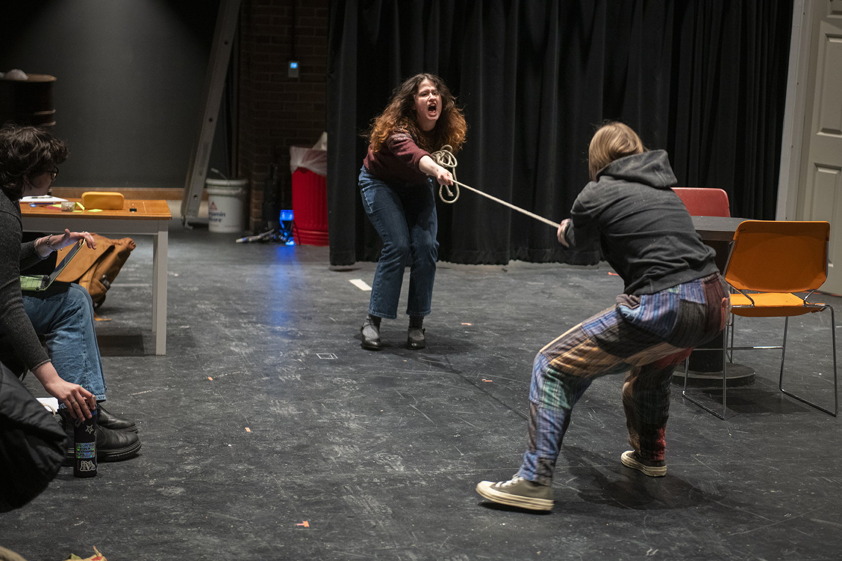 "The Taming of the Shrew" in rehearsal