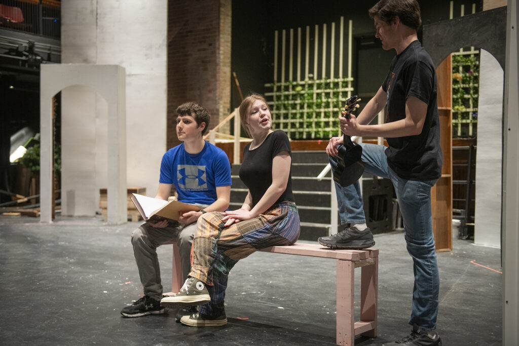 "The Taming of the Shrew" in rehearsal
