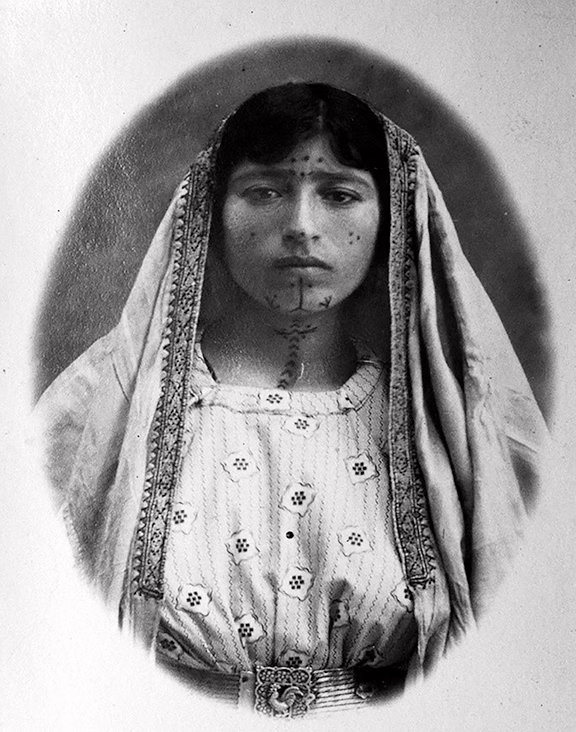 Tattooed Armenian Woman