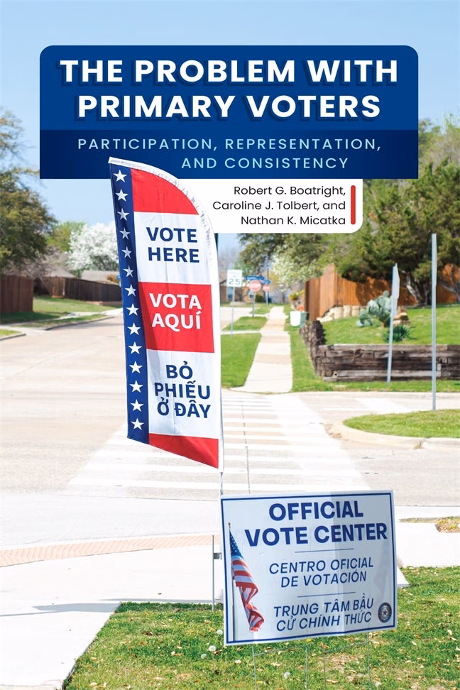 image of "The Problem with Primary Voters" book cover