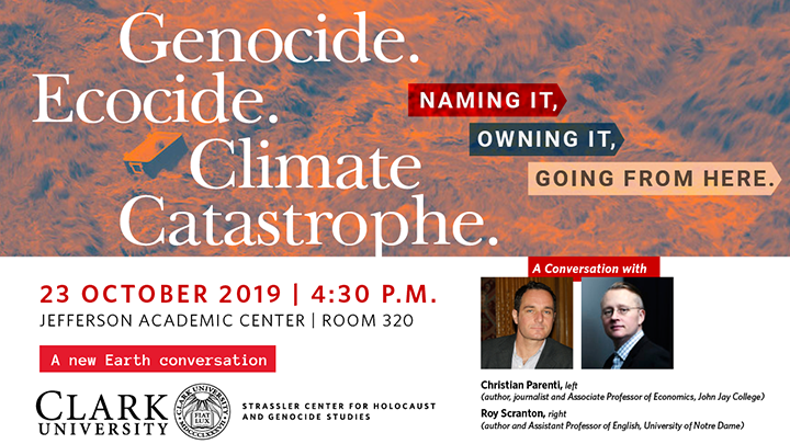 Authors to speak at Clark about the grave threats posed by climate change