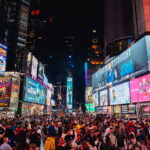 Times Square at night