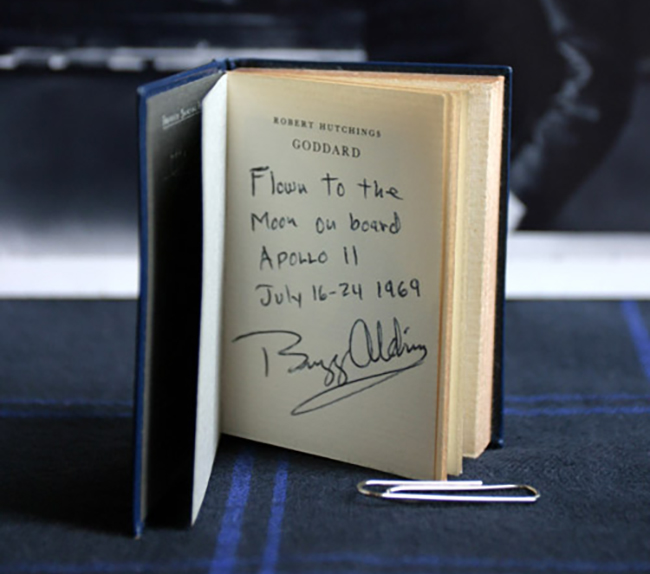 The Write Stuff: Robert Goddard biography was the first book on the moon