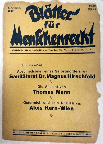 Blätter für Menschenrecht