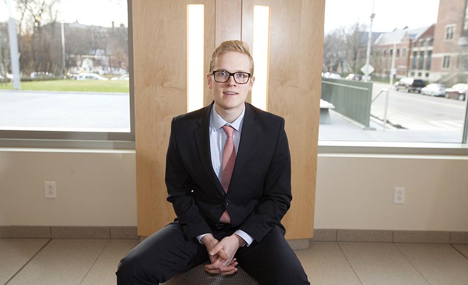 Brendan Burgess ’18 blends the science of politics and computers