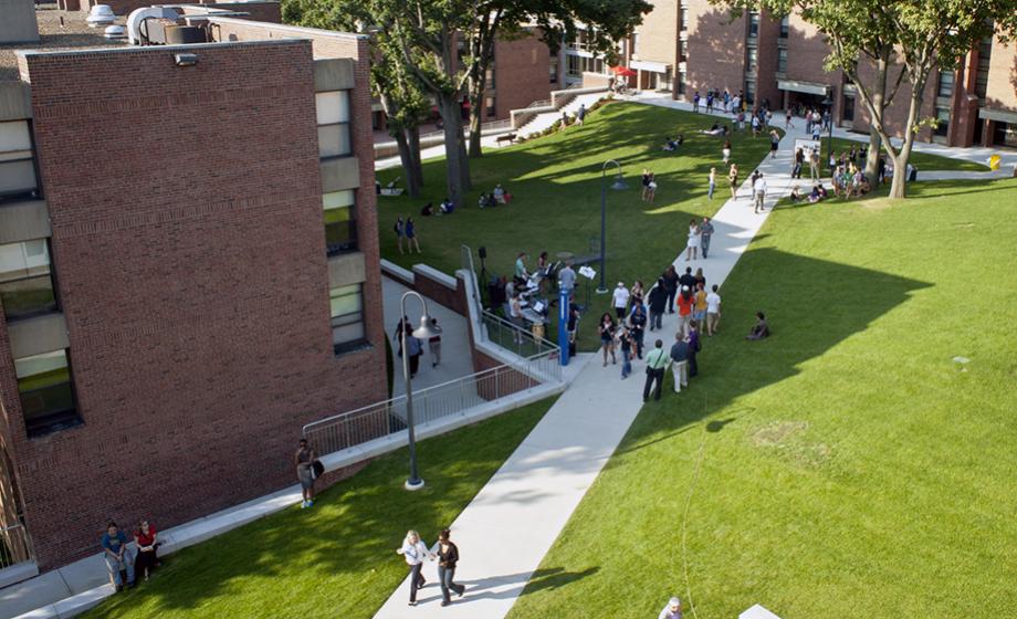 Clark University's residence halll