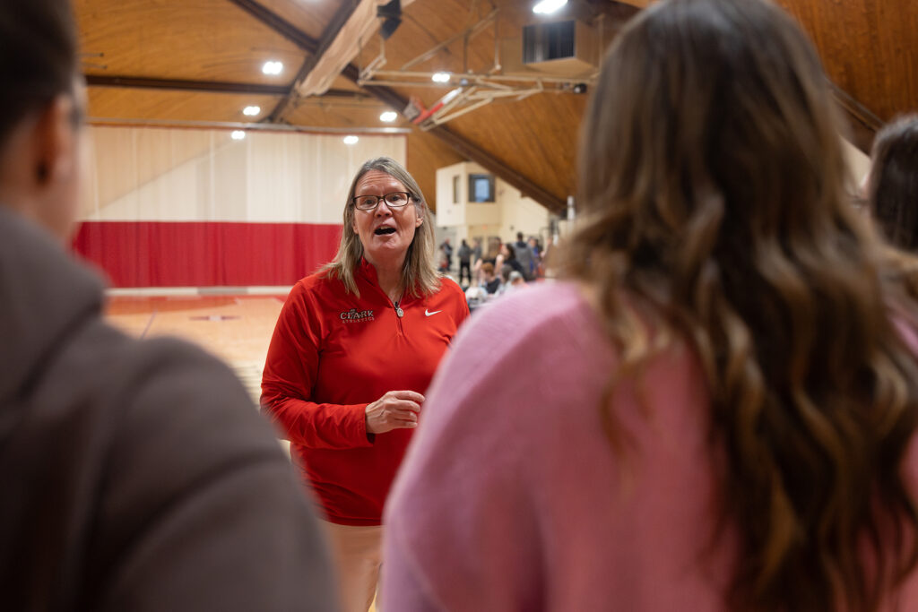 1,000-point basketball scorers celebration