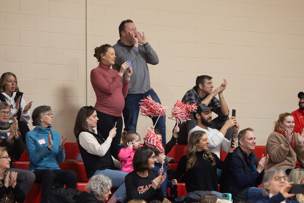 1,000-point basketball scorers celebration