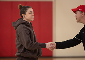 1,000-point basketball scorers celebration
