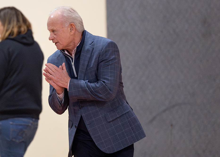 1,000-point basketball scorers celebration