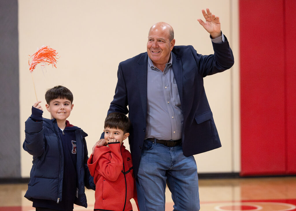 1,000-point basketball scorers celebration
