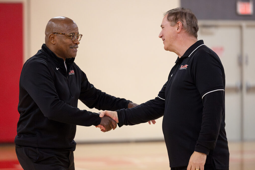 1,000-point basketball scorers celebration