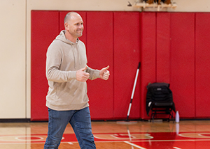 1,000-point basketball scorers celebration
