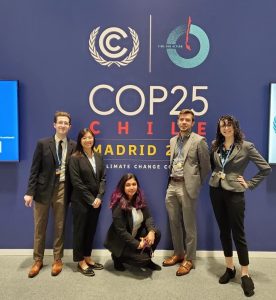 Clark graduate students at COP25