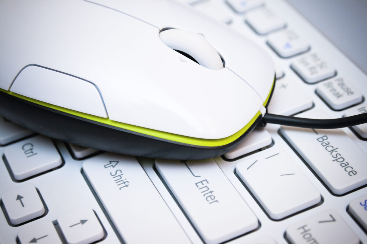 computer mouse and keyboard