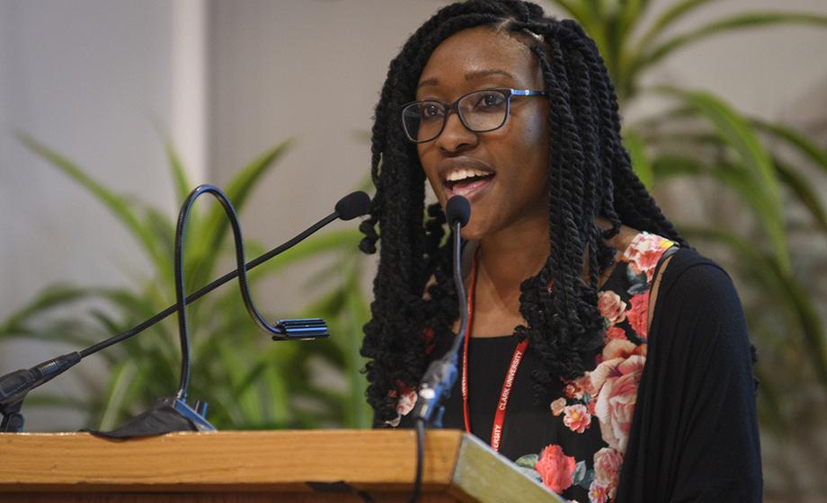 Alumni hear Clarkie’s story of perseverance, service ‒ and challenging the status quo