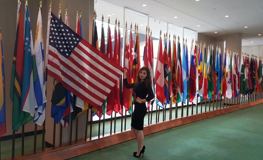 Clark student takes passion for international relations to work at the United Nations, Human Rights Watch
