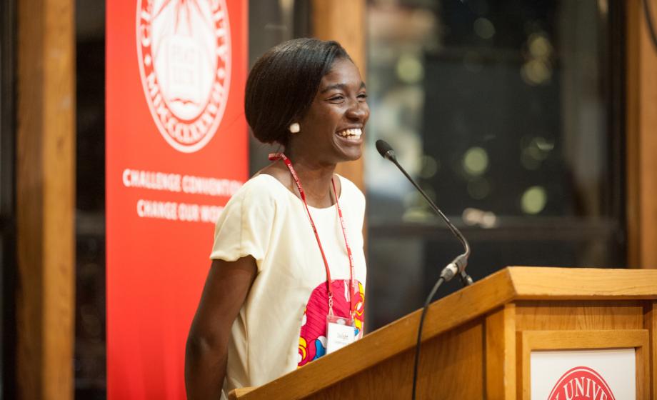 Clark is more than a motto, Gavor tells reunion audience