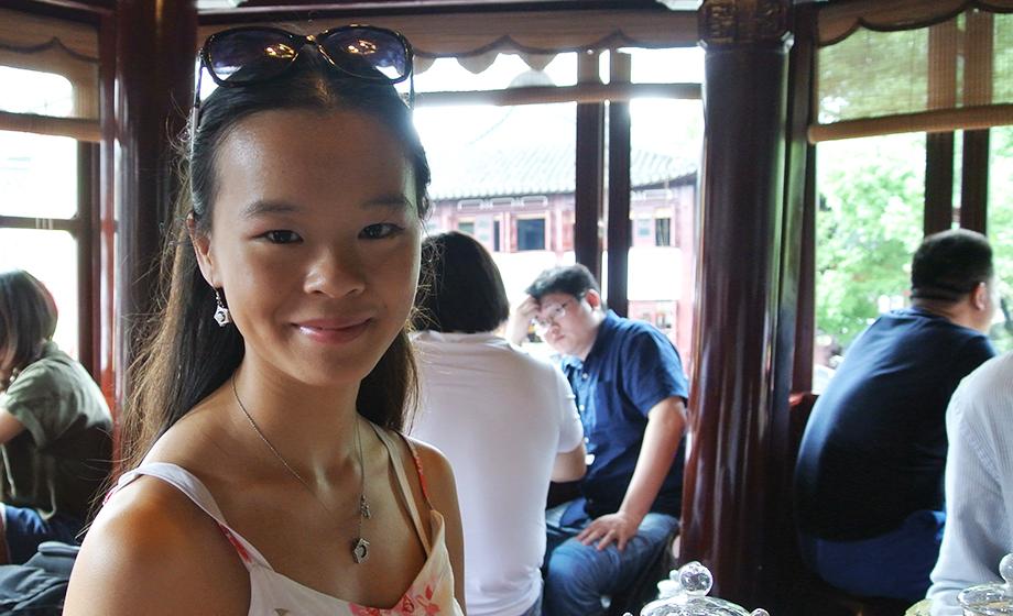 Studying in China, learning about herself