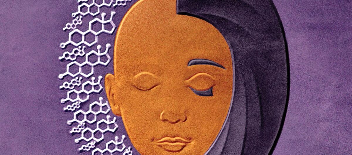 Artwork of person's head