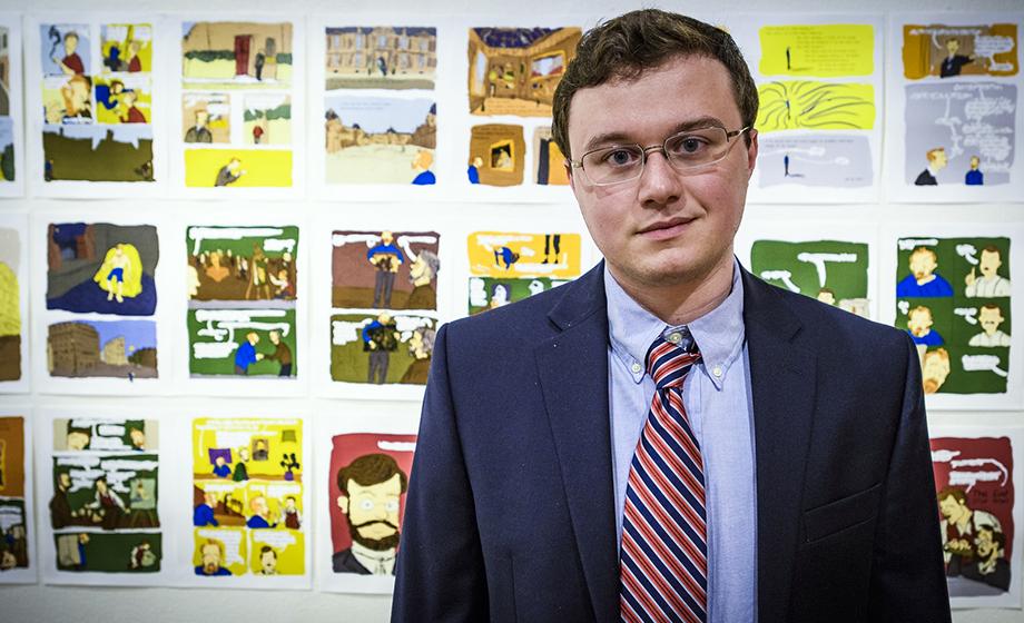 Student’s graphic novel gets to the art of Van Gogh’s Paris sojourn