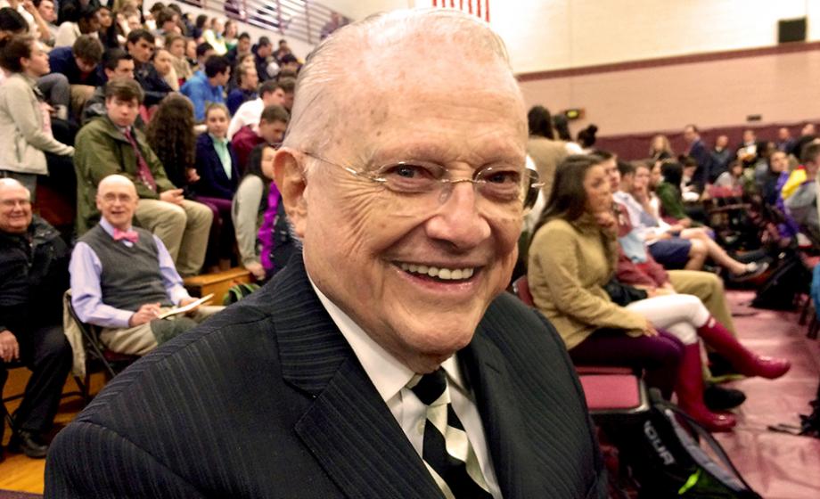 Hervey Ross brought his passion for public speaking to Clark