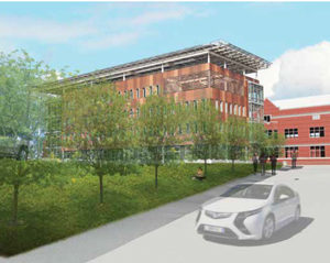 The Shaich Family Alumni and Student Engagement Center model