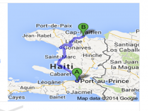 Haiti Trip Map