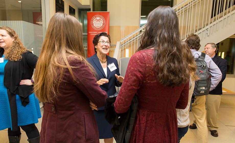 Alumni lawyers hold court at ClarkCONNECT event