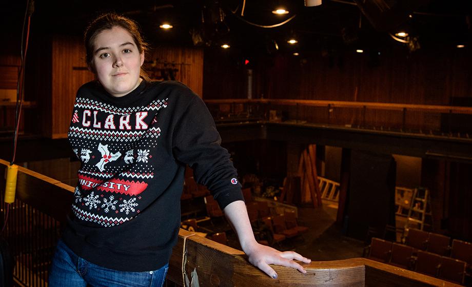 Clark student given sound advice for a theatre career