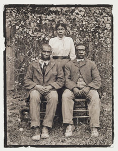 Portrait of Rose Perkins and her brothers Edward and Abraham