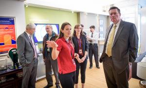 Guide tour given for sustainability hub