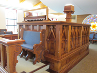 Fox also visited this synagogue in Christ Church, New Zealand