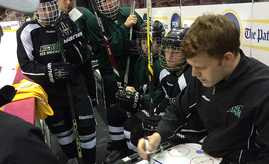 As coach and master’s candidate, it’s all about goals for William Brown