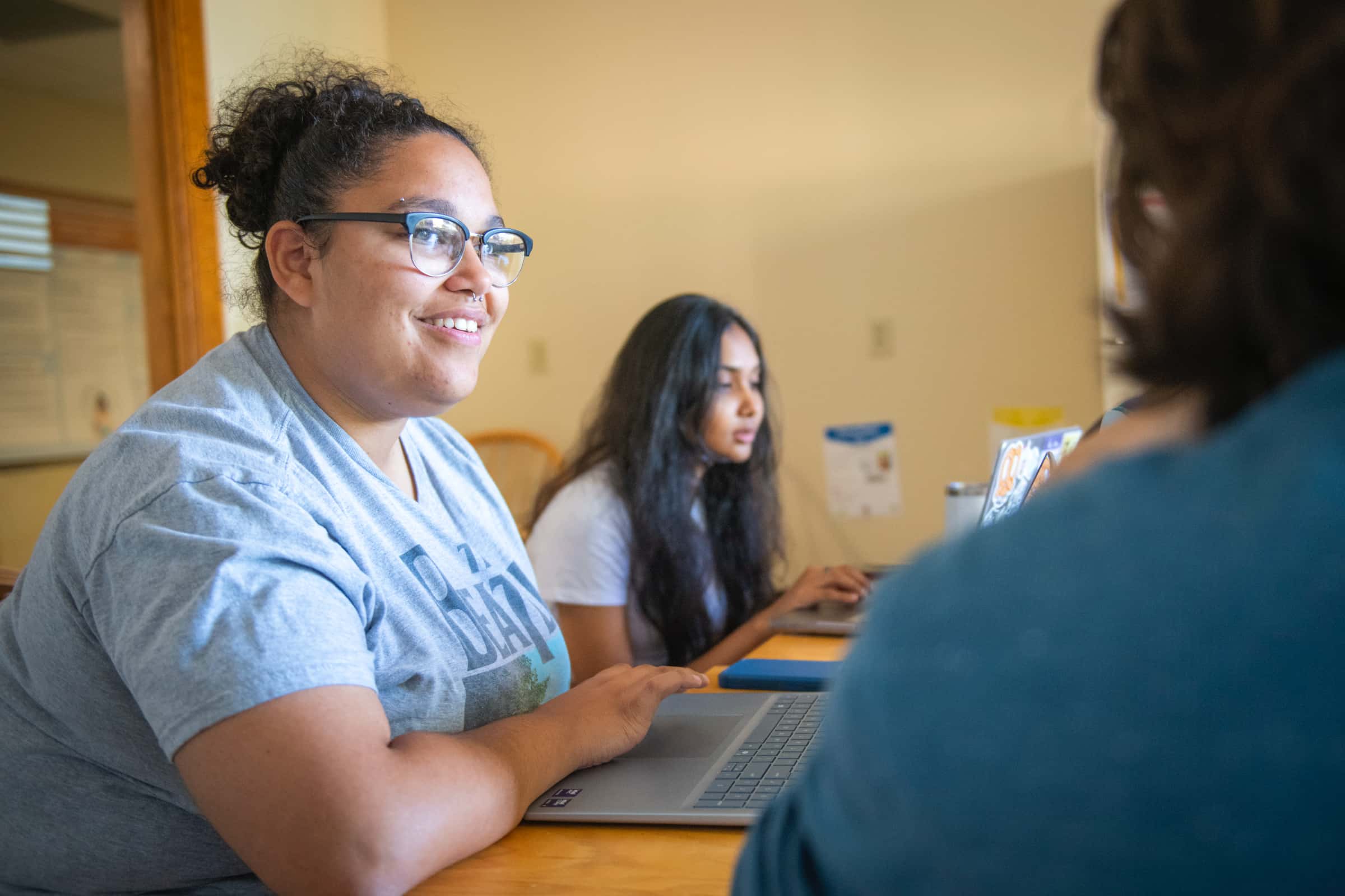 students in a psychology seminar