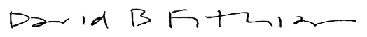 David B. Fithian signature