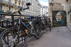 Street art portrait of Aimé Fernand David Césaire, one of the founders of the Négritude movement in Francophone literature