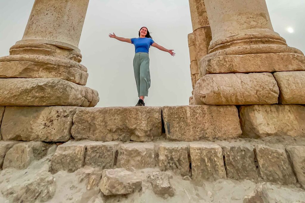 Lia Tang in Jordan during a language intensive class to study Arabic