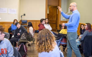 professor teaching class