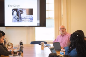 Students in a classroom