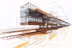 Linear Models: diagram of architecture of building